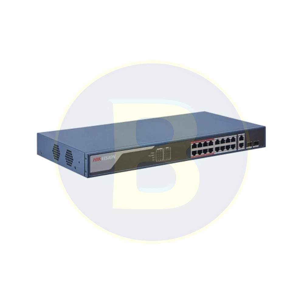Hikvision 16 Port Fast Ethernet Smart POE Switch DS-3E1318P-EI/M 