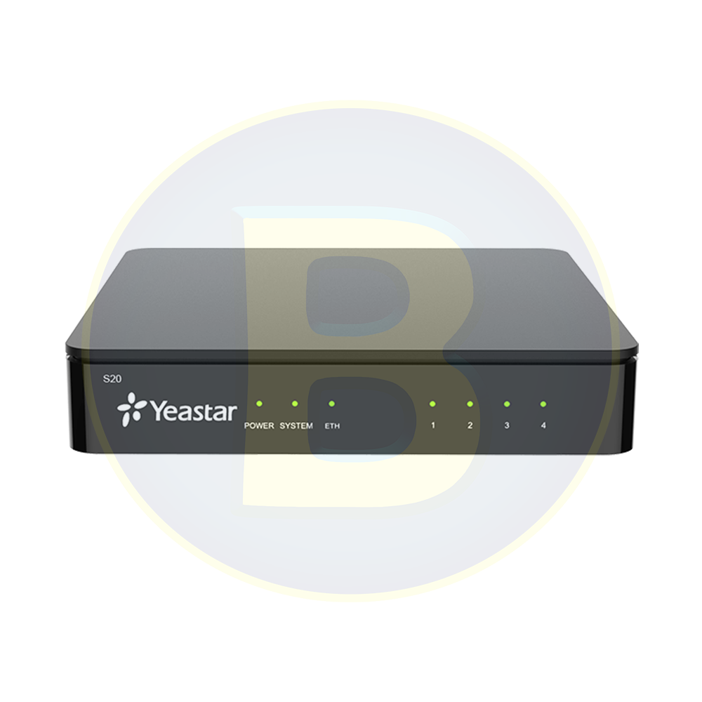 Yeastar S20 20 Users 10 Concurrent Calls Modular IP PBX