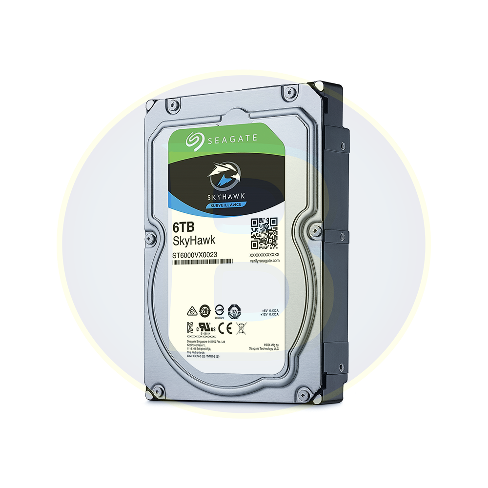 Seagate SkyHawk 6TB Surveillance Internal Hard Drive HDD – 3.5 Inch SATA 6GB/s 256MB Cache for DVR NVR Security Camera System