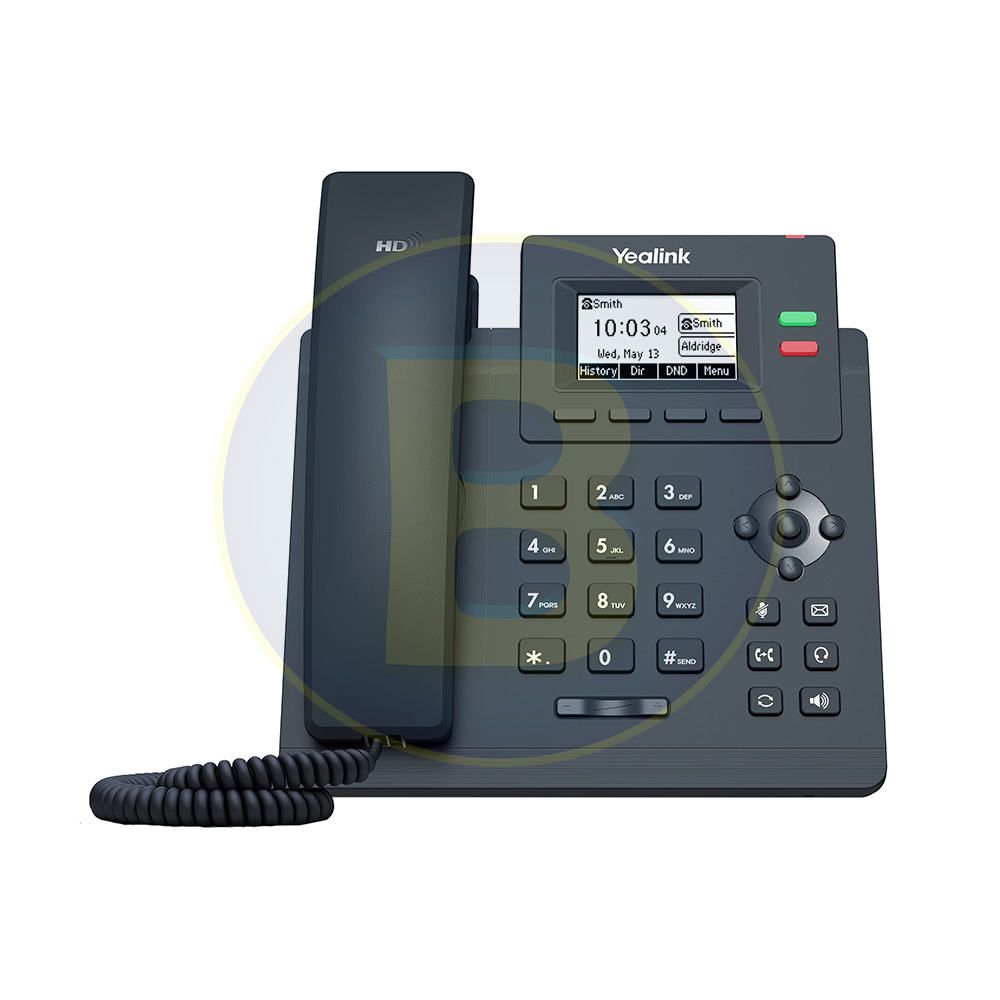 YEALINK IP PHONE 2 LINES, HD VOICE, 10/100 SWITCH SIP-T31P T2-SERIES