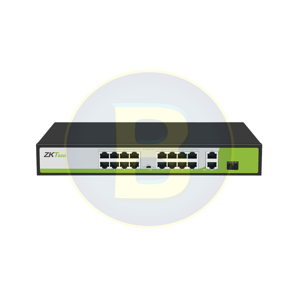 ZKTeco 16 Port PoE Switch PE162-200-C