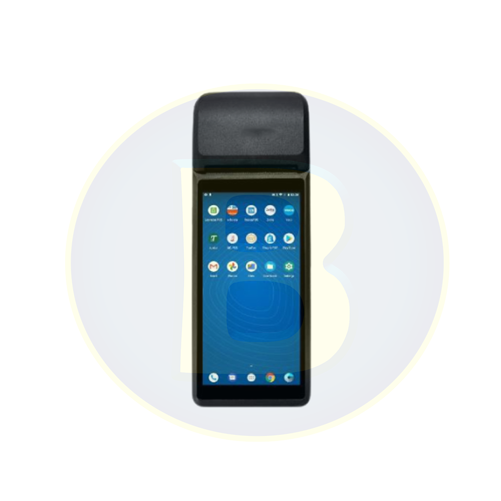 Handheld Android POS Terminal with Thermal Printer BLUE-HTA11-B1