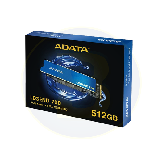 ADATA SSD 512GB PCIe Gen 3.0 x 4 M.2 2280 Legend 700 Series ALEG-700-512GCS-EC