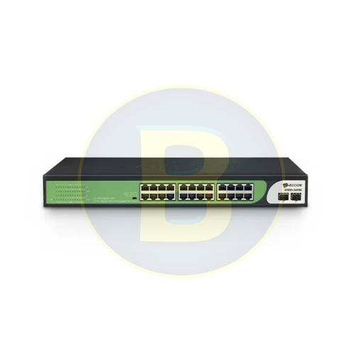 BDCOM 24 Port PoE Switch S1500-24P2S 