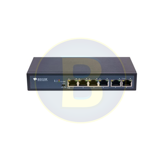 BDCOM 4 port 10/100 unmanaged PoE Switch S1006-4P-65